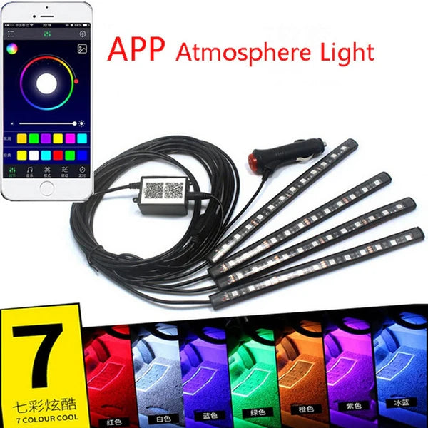 Automobile Atmosphere light in 7 Colours | High Quality