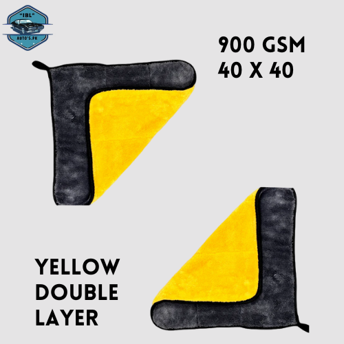 IBL Microfiber Cloth - 40X40CM - 900GSM - 3 Colours - TOP QUALITY