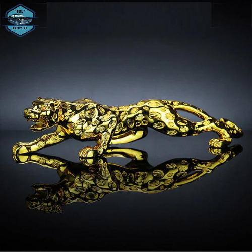 Car Dashboard Leopard Decoration Sculpture